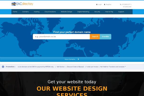 ZionHost theme site design template sample
