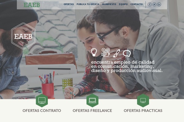 hexagonal theme websites examples