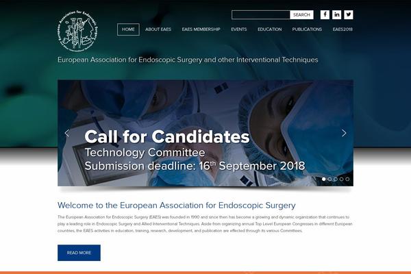 eaes-eur.org site used Eaes-redesign