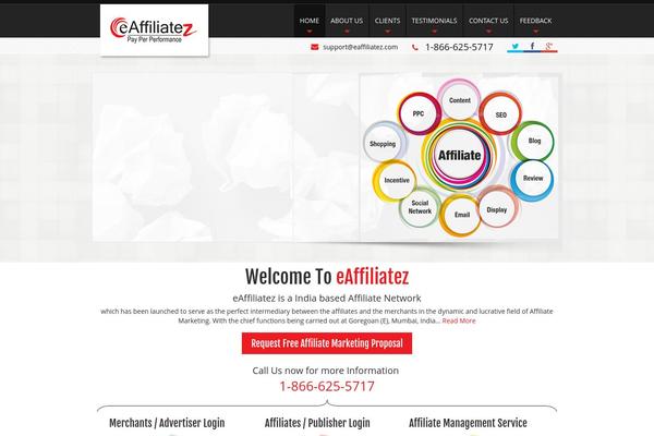 Site using wordpress responsive thumbnail slider plugin