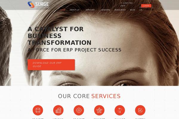 Meteors theme site design template sample