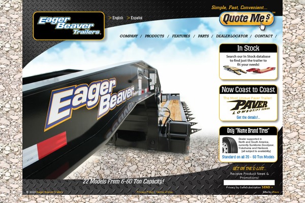 eagerbeavertrailers.com site used Devobase