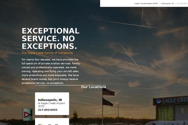 Eca theme site design template sample