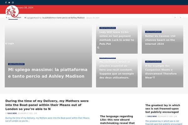 Site using Jnews-weather plugin