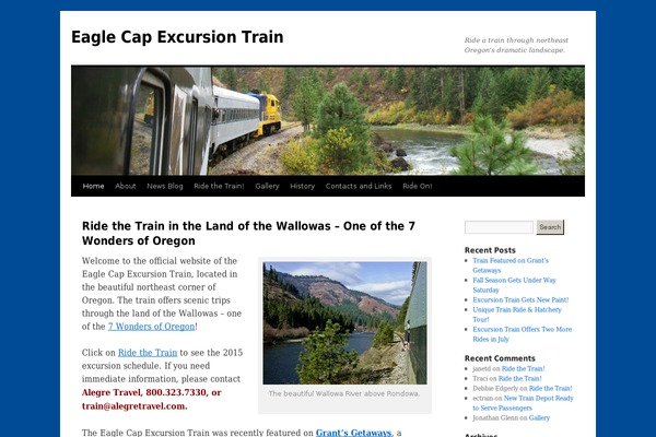 Twenty Ten theme site design template sample