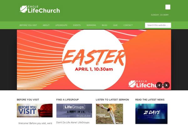 Outreach Pro theme site design template sample