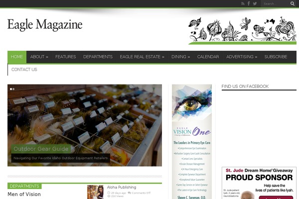 Jarida theme site design template sample