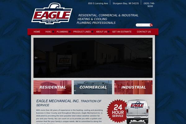 Eagle theme site design template sample