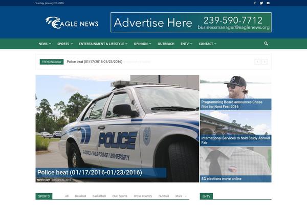 Site using Sno-student-news-source plugin