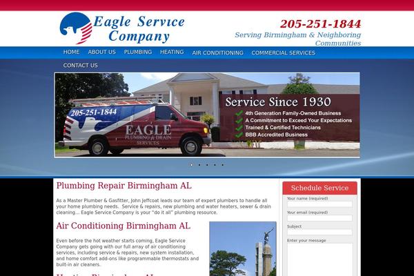 Eagle theme site design template sample