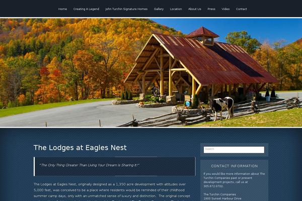 Vantage theme site design template sample