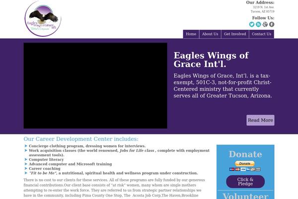 Eagle theme site design template sample