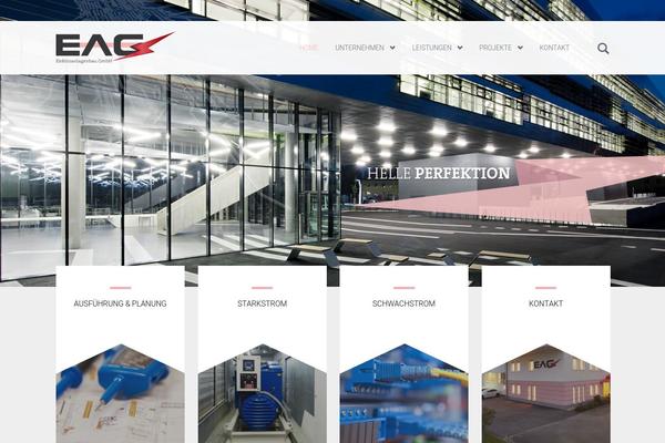 The Company theme site design template sample