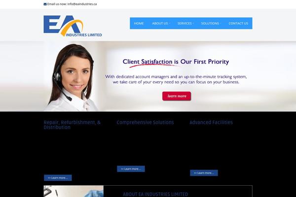 eaindustries.ca site used Divengo