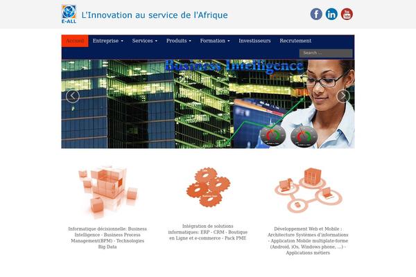 Radiant theme site design template sample
