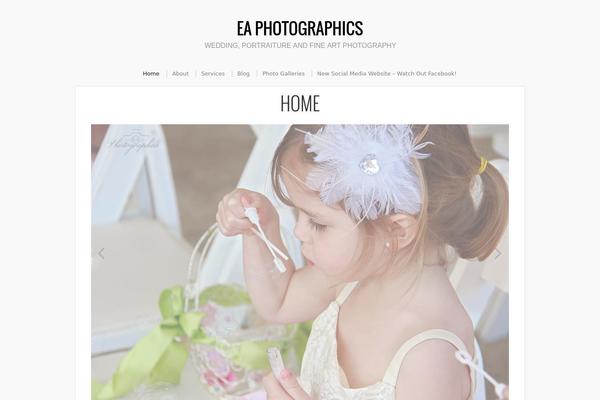 Organic_photographer theme site design template sample