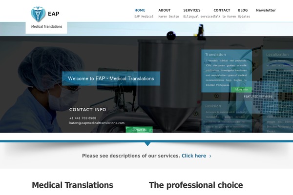 Bigwig theme site design template sample
