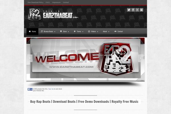Clockwork theme site design template sample