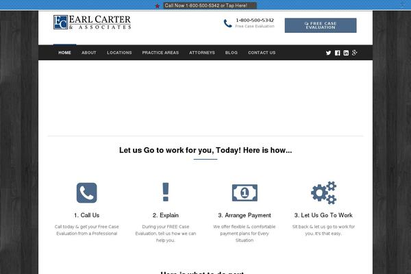 Site using Wp-header-bar plugin
