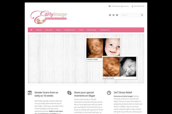 Aqua theme site design template sample