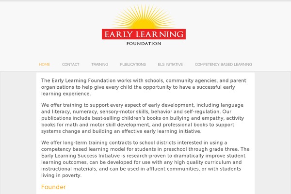earlylearningfoundation.com site used Elf_custom