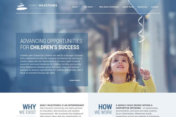 FoundationPress theme site design template sample