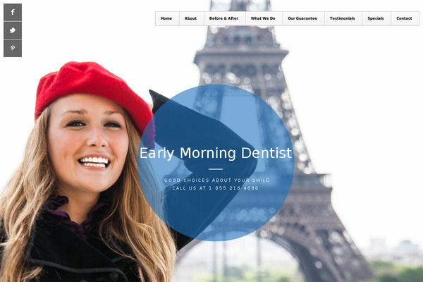 Moreno theme site design template sample