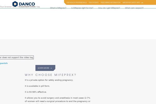 earlyoptionpill.com site used Dancojs