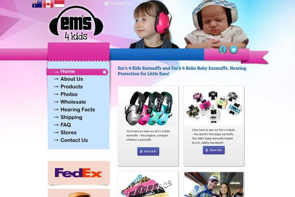 Kids theme site design template sample