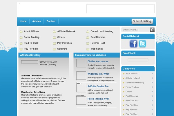 Directorypress theme site design template sample