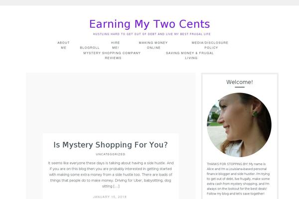 Serena theme site design template sample