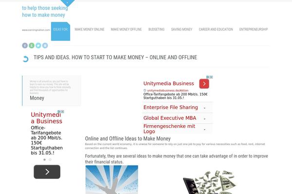 Maestro theme site design template sample