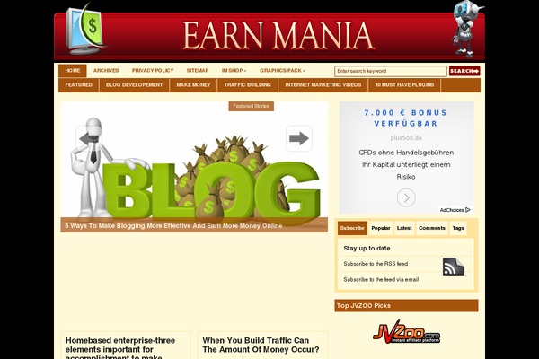 Gazette theme site design template sample