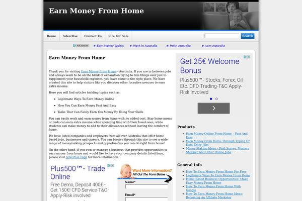 Garden theme site design template sample