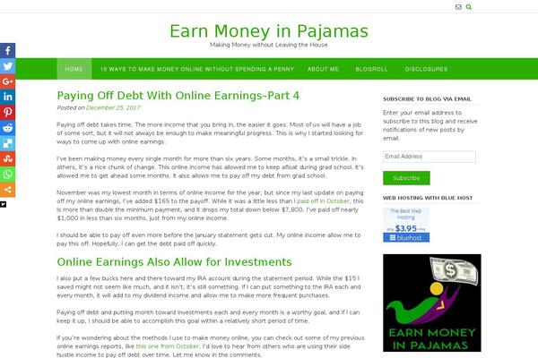 Twenty Fourteen theme site design template sample