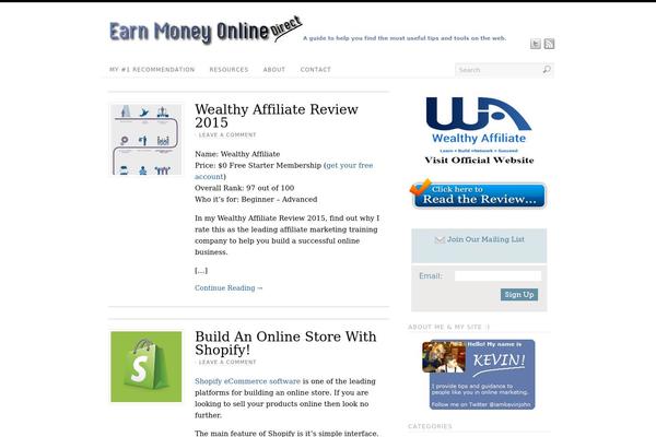 earnmoneyonlinedirect.com site used Platform