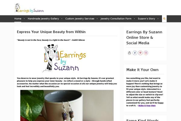 Clean Commerce theme site design template sample