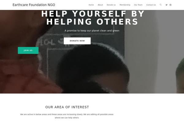Site using Ocean-social-sharing plugin
