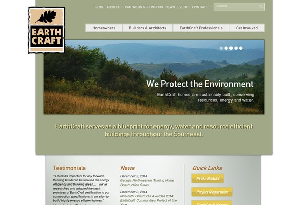 earthcraft.org site used Earthcraft