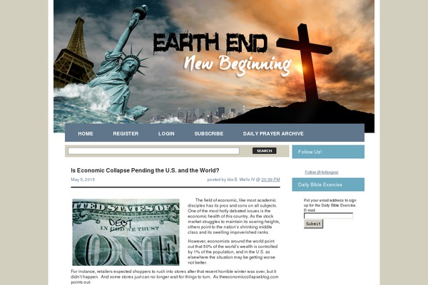 earthend-newbeginning.com site used Theme681