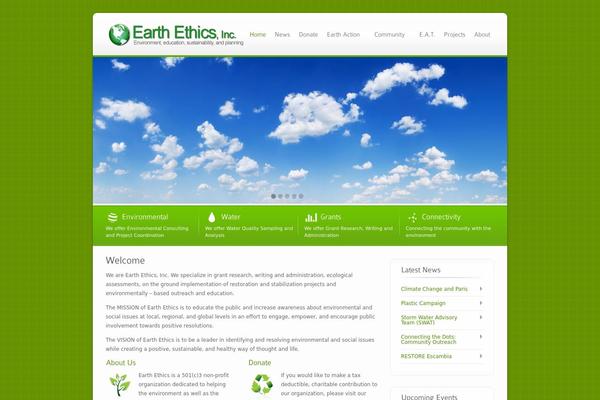 Ecobiz theme site design template sample