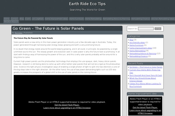earthride.com.au site used Magomra