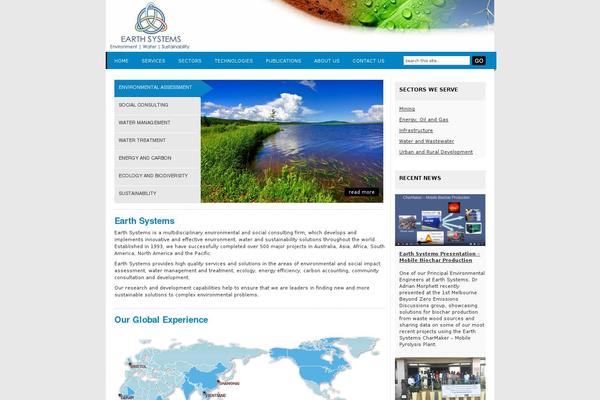 WordPress website example screenshot