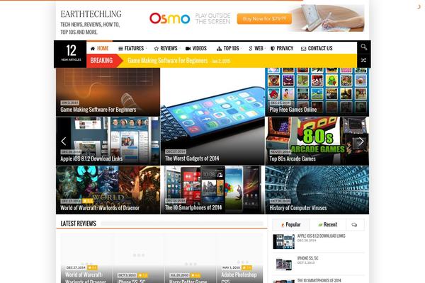 NewsCore theme site design template sample