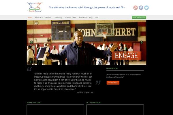 Green Earth theme site design template sample