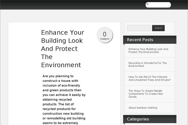 Inspire theme site design template sample