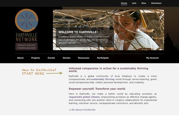earthville.org site used Memorable