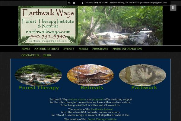 Natural theme site design template sample