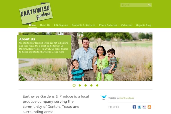 Green Stimulus theme site design template sample