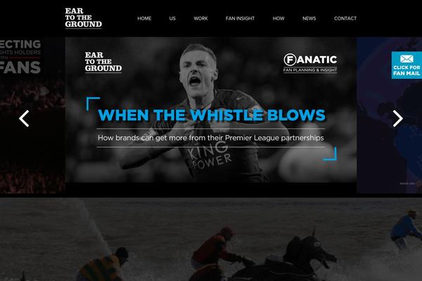 Ahoy theme site design template sample